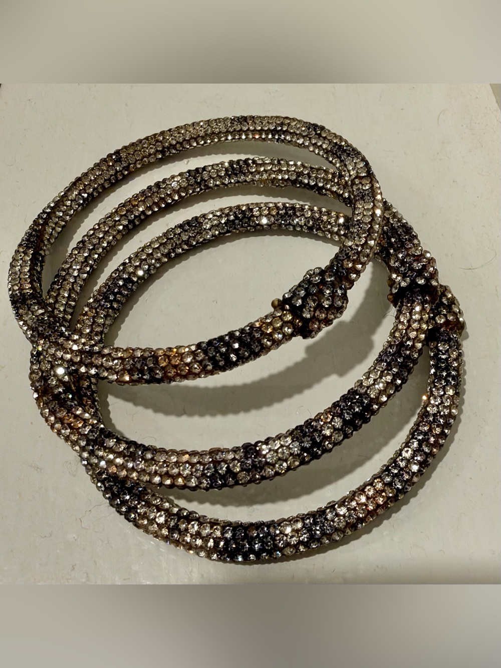 Sparkling Multi-Tone Crystal bangles